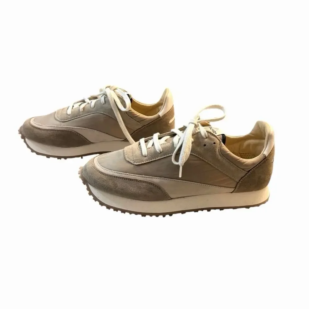 Spalwart Tempo Low Sneakers Sand Beige Nylon Suede EU 42 W 11.5 US